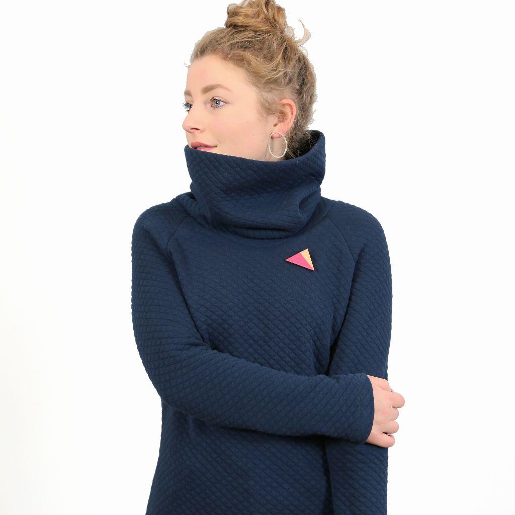Papierschnittmuster Sweatkleid Frau Polly XS-XXL